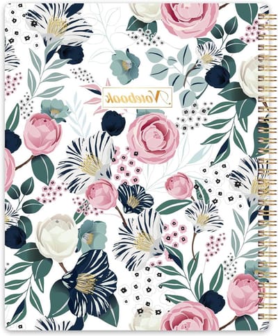 Spiraal Notitieboek - Dagboek Schrijfblok - Werk Studie Creatief - 180 Graden Plat Leggen - 85 x 11 Inch