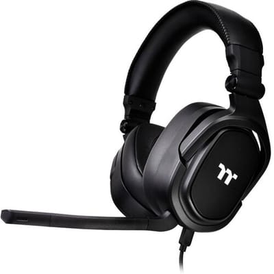 Thermaltake Argent H5 Stereo Gaming Headset Over Ear headset Kabel Stereo Zwart Volumeregeling, Microfoon uitschakelbaar (mute) Gamen