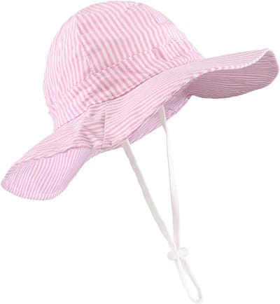 Baby Zonnehoed - Peuter Strandhoed - Buiten Bescherming - SPF 50+ - Brede Rand - Gekleurd