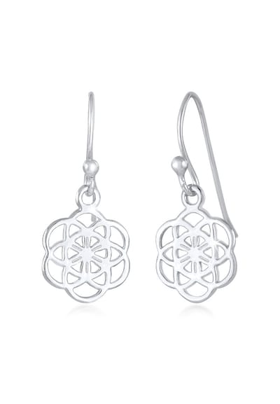 Nenalina - Oorbellen - Dames Hanger Bloem des Levens Ornament van 925 Sterling Zilver - Dames