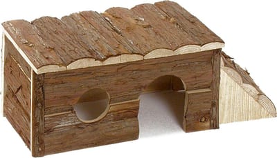 Flamingo Knaagdieraccessoire huis Bigfoot - Bruin - 40 x 23.5 x 19.5 cm