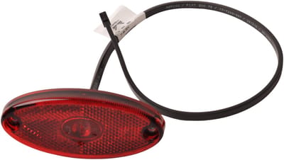 Aspock Flatpoint 2 - rode markeringslamp - connector aansluiting - LED