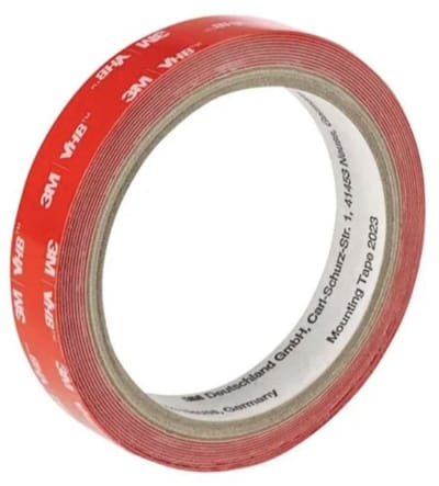 3M Dubbelzijdige Verbindingstape – 19mm x 3m – Sterke Montage Tape voor Kunststoffen – Industriële Hechting – Waterbestendig & Duurzaam