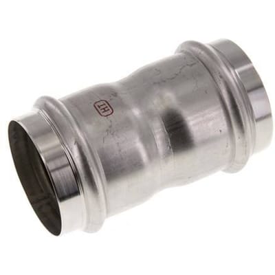 Perskoppeling - 54mm Persmof - RVS