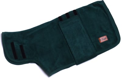Dogs&Co Honden Badjas Groen Maat S incl. Waszakje - Hondenbadjas