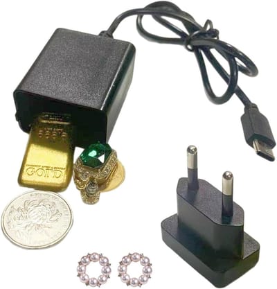 Opbergdoos Geld - Geheime Verstopper - Waardevolle Spullen - Realistische Oplader - 2.5x12x2.5 cm - Wit