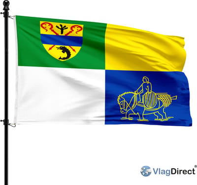 Koksijdse vlag - Gemeente Koksijde vlag - 90 x 150 cm.
