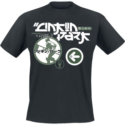 Linkin Park T-shirt - JPN Soldier - S tot 5XL - voor Mannen - zwart