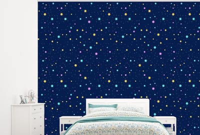Behang - Fotobehang Sterrenhemel - Sterren - Design - Breedte 300 cm x hoogte 240 cm