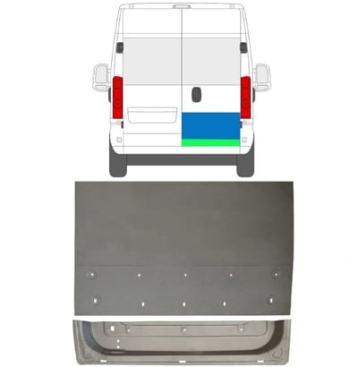 Reparatie plaatwerk achterste deuren voor Opel Movano 2021-2026 / Rechts