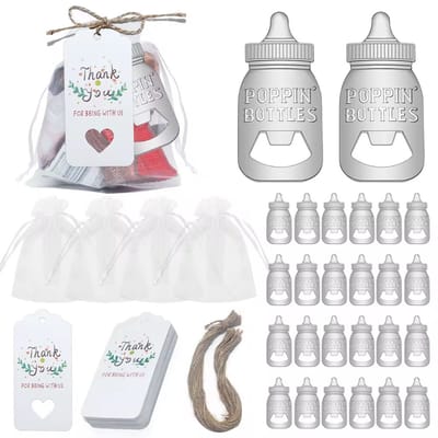 Consumerce® Babyshower Gift Set – 20 Stuks – Neutraal Cadeau – Gender Reveal Pakket – Versiering Spelletjes – Baby Shower – Decoratie Pakket