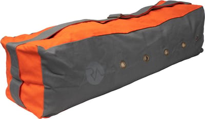 REVIVE yogatas met verstelbare schouderband, kleur oranje, 100% biologisch katoen, ruim hoofdvak met zijvak.