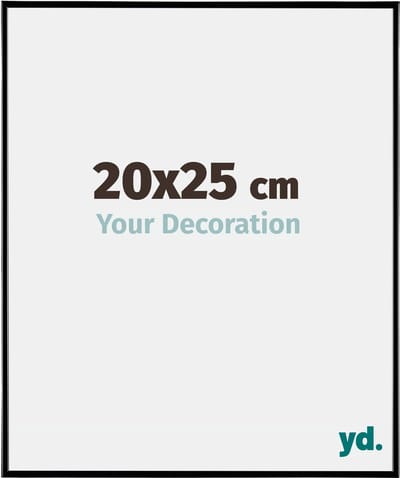 Your Decoration - Fotolijst 20x25 cm - Kunststof - Zwart Hoogglans - Evry