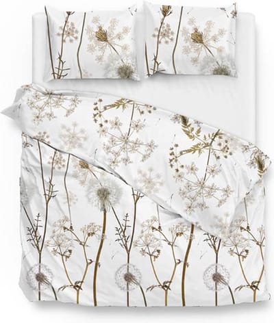 Zohome Willa Dekbedovertrek - Extra breed - 260x200/220 cm - White