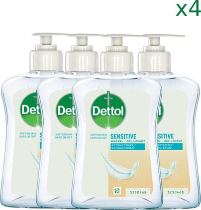 Dettol Handzeep - Gevoelige Huid - 250ml x4