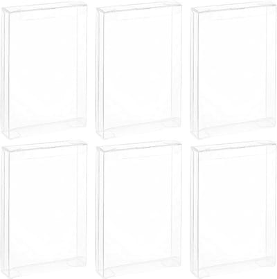 Cocoplus - Geschenkdoosjes - Transparant - Rechthoekig - PVC - Snoep - Chocolade - Valentijnsdag - Ansichtkaart - Bruiloften - Bedankcadeautjes - 17,5 x 12 x 3 cm - 10 stuks