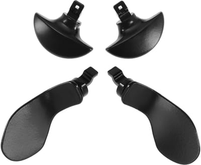 Allecto - Terug Paddles - PS5 Edge Controller - Verwisselbare Metalen Knoppen - Zwart - Gaming Accessoires - Vervanging - Geschikt voor PS5 - Kleu