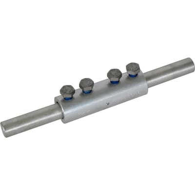 Dehn Aluminium Verbindingsbus Met 4 Schroeven M8X12mm - 385216