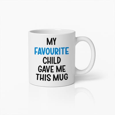 Mijn Favoriete Kind Gaf Mij Deze Mok – Grappige Koffiebeker 330ml – Humoristisch Cadeau voor Ouders, Mama & Papa