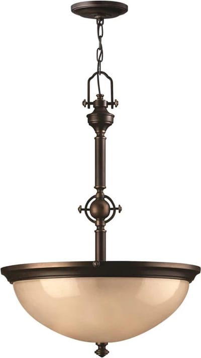Bohemian Hanglamp - Steady Lighting - Metaal - Bohemian - E27 - L: 53.3cm - Voor Binnen - Woonkamer - Eetkamer - Brons
