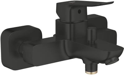 GROHE Dice Badmengkraan - Met Omstelling - Inclusief S-Koppelingen - Matte Black