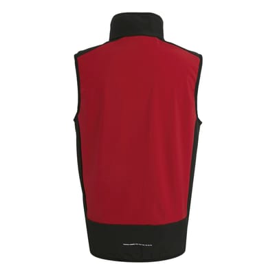 Regatta Heren E-Volve Colour Block Softshell Bodywarmer (Klassiek rood/zwart)