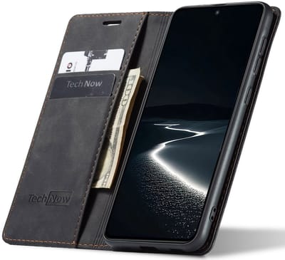 Hoesje geschikt voor Poco X7 Pro - Book Case Leer Slimline Zwart