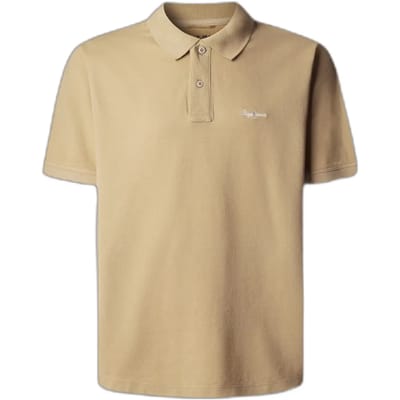 Pepe Jeans Oscar Korte Mouw Poloshirt Beige L Man