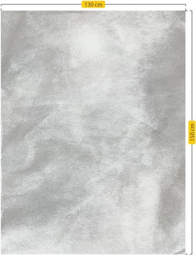 Schellenberg 70473 3-delige set pollenwerend vlies voor Easy Click horren, 130 x 150 cm, vervanging voor pollenwerende horren, wit