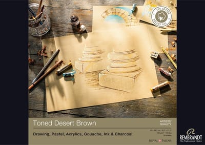 Tekenpapier - Desert Brown - A4 - 180 grams - Rembrandt