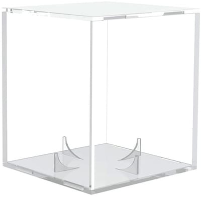 Cuhostki 1 Stuks - Honkbal Vitrine Transparant - Ps Materiaal - Stofdicht En Weerbestendig