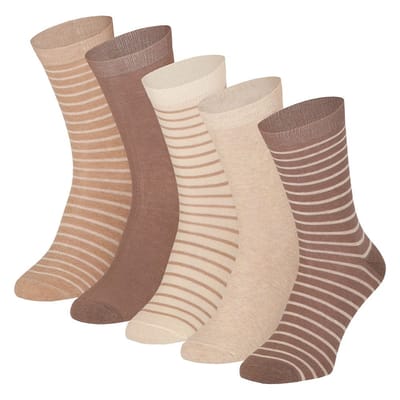 Apollo - Katoenen herensokken - Multi Beige - 39/42 - 10-Pak - Voordeelpak - Sokken Heren - Sokken 43 46 - Heren sokken