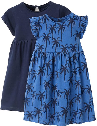 Zippy 3107116502 Jurk 2 Eenheden Blauw 9-12 Months Meisjes