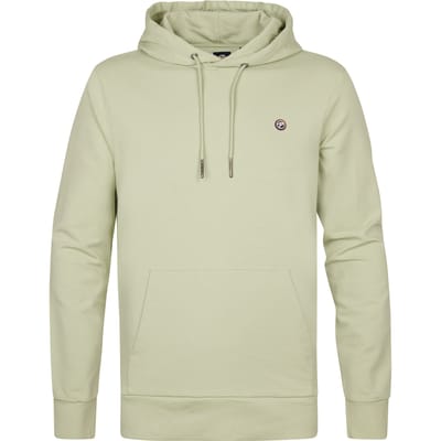 Petrol Industries Hoodie Heren - Trui met Capuchon - Kangoeroezak - 95% Katoen, 5% Elastaan - Comfortable Sweater Mannen - Groen - Maat S