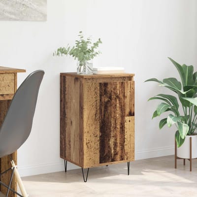 vidaXL - Dressoir - Oudhout - 40 - x - 35 - x - 70 - cm - Bewerkt - hout