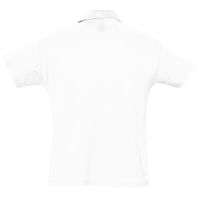 SOLS Heren Zomer II Pique Poloshirt met korte mouwen (Wit)