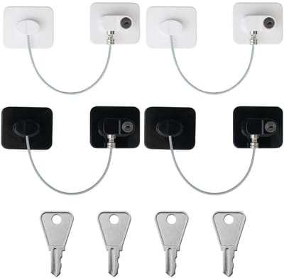 Dailygoods- Raambeveiliging Set - Kinderslot - Kastbeveiliging voor Kinderen - Koelkastslot - Duurzaam - Eenvoudige Montage