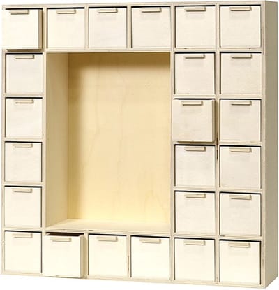 Artemio Adventskalender nis 34x34x8 cm