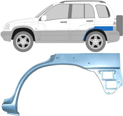 Reparatiepaneel achterspatbord voor Suzuki Grand Vitara 1997-2005 / Links