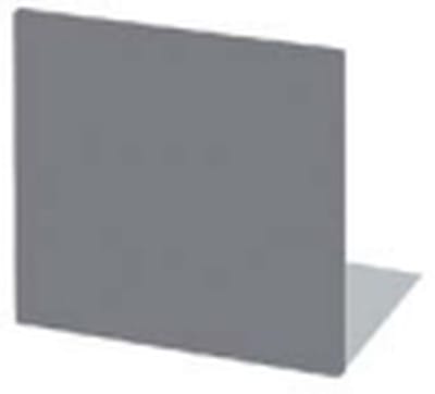 Vloerplaat Houtkachel - Zilver Staal - 800x800mm - Tot 600° - 1,5mm structuur staal