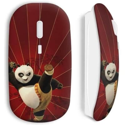Souris sans fil kung fu panda red