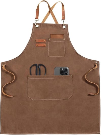 Duurzame Canvas Schorten voor Koken, Barbecueën en Tuinieren - Ideaal voor Werk en Onderhoud