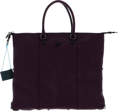 Gabs Leren Schoudertas G3 Plus Flat Bag Mosto Paars