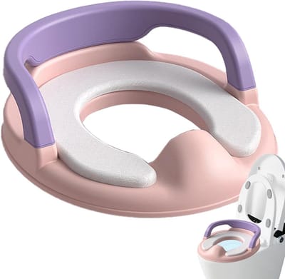 Kindertoilet met Potje - Potjestraining Zitting - Zindelijkheidstraining Stimuleren - Met Rugleuning en Antislip
