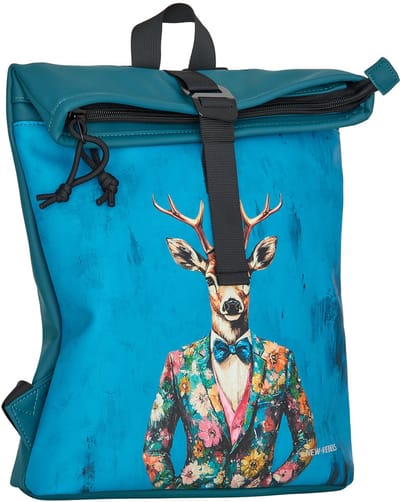 Mart Art - Los Angeles Dressed Deer Rolltop Backpack Mini