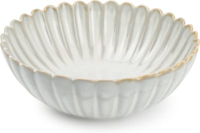 S|P Collection Kom 13xH4.5cm nuance white Lotus (Set van 4)