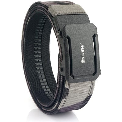 Hssee Nouvelle Ceinture Militaire Rigide Pour Hommes Plus Femmes Serrée Tactique en Nylon Ceinture Extérieure Boucle Automatique Métallique Ceinture Ipsc Ceinture Décontractée 120cm camouflage