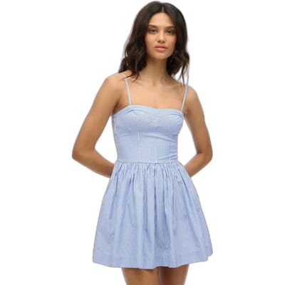 Superdry - Minicami-jurk met korsetmodel - Dames - Jurken