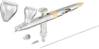 EVOLUTION 2024 CRplus 2in1 Verfspuit met 0.28 en 0.45mm Doppen en Beker
