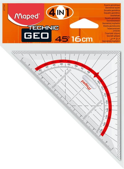 Geodriehoek Maped Technic 16cm | 10 stuks
